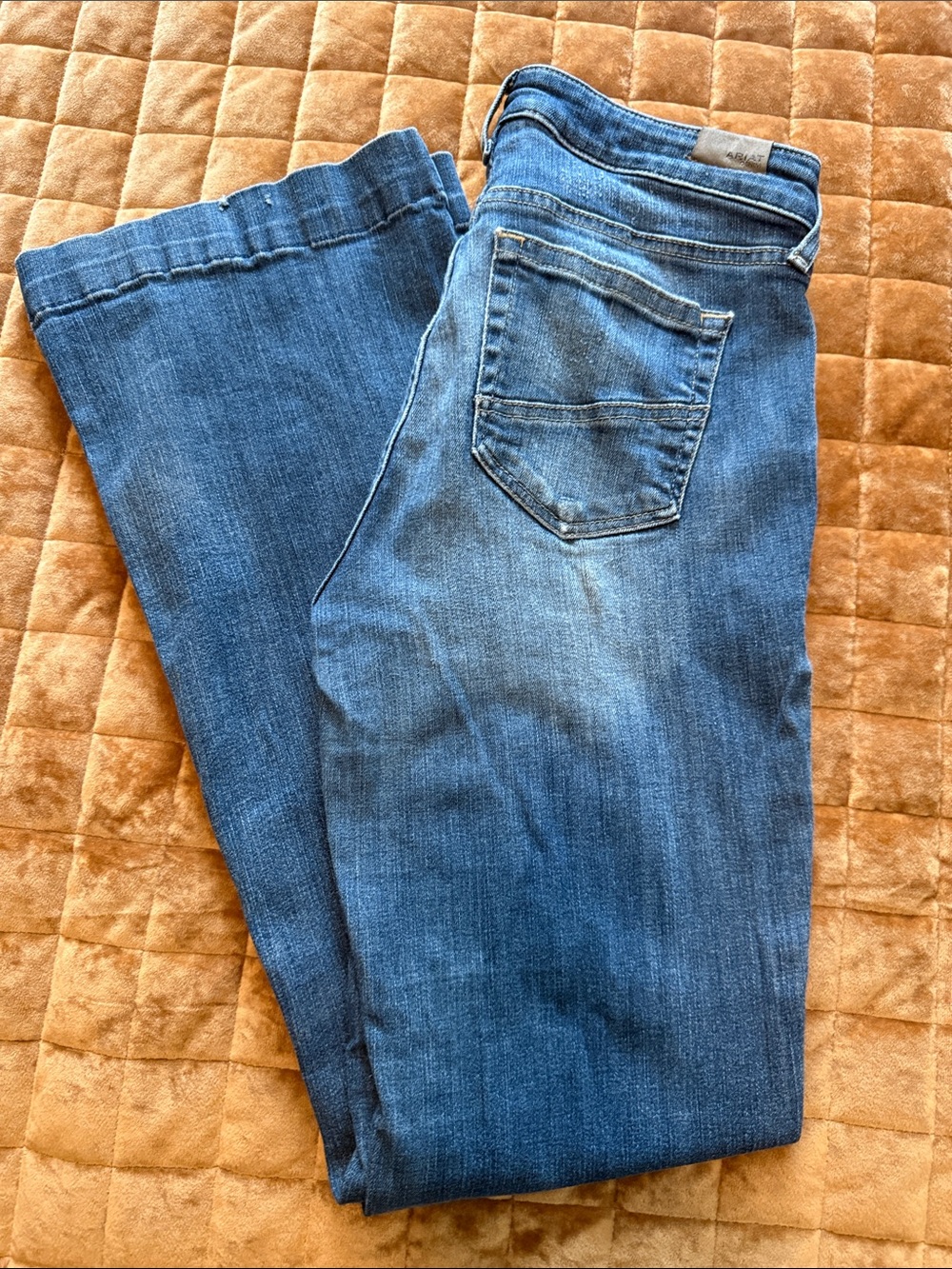 Ariat Women’s Slim Trouser Jeans in Medium Blue Wash